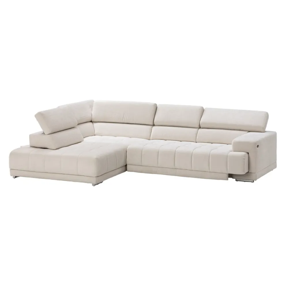 Beldomo Style Ecksofa Spliff-S off-white Hot