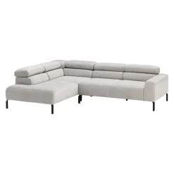Hom'In Ecksofa Spring hellgrau Best