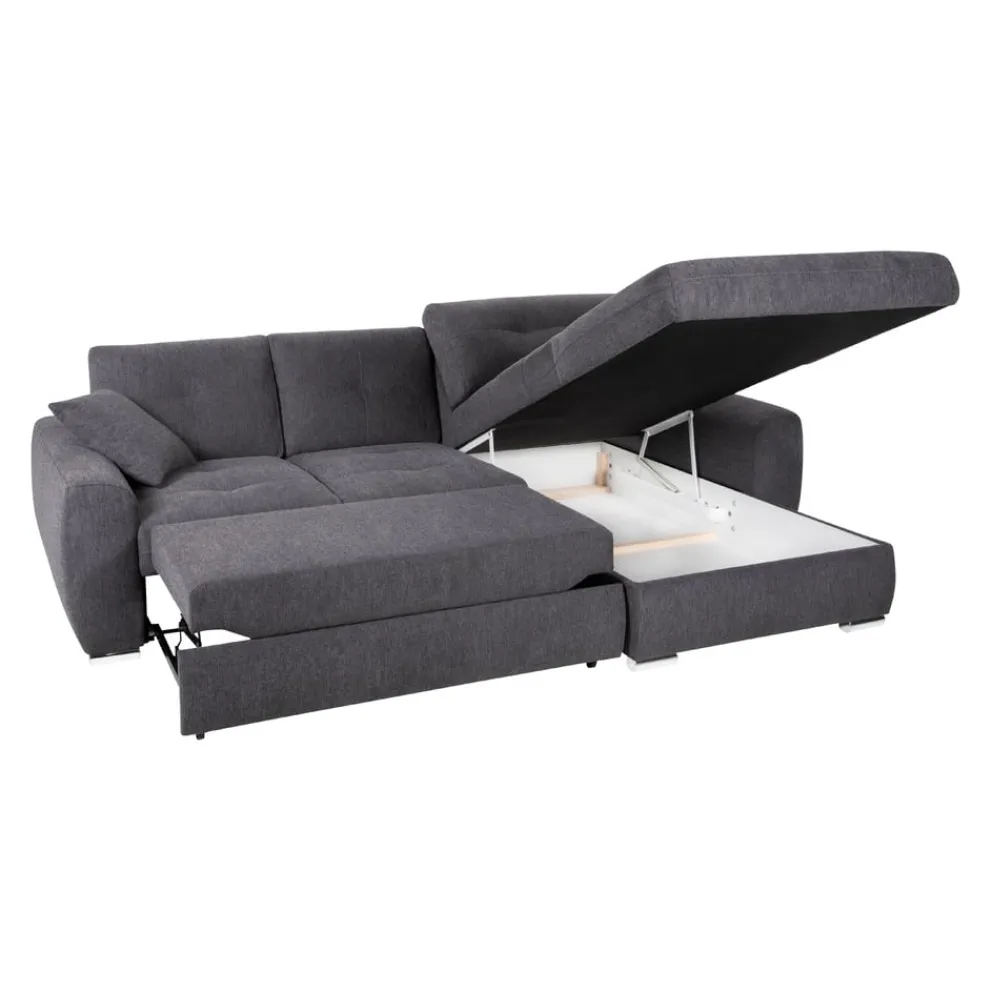 Hom'In Ecksofa Tanika anthrazit Hot