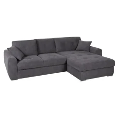 Hom'In Ecksofa Tanika anthrazit Hot