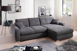 Hom'In Ecksofa Tanika anthrazit Hot