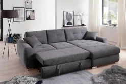 Hom'In Ecksofa Tanika anthrazit Hot