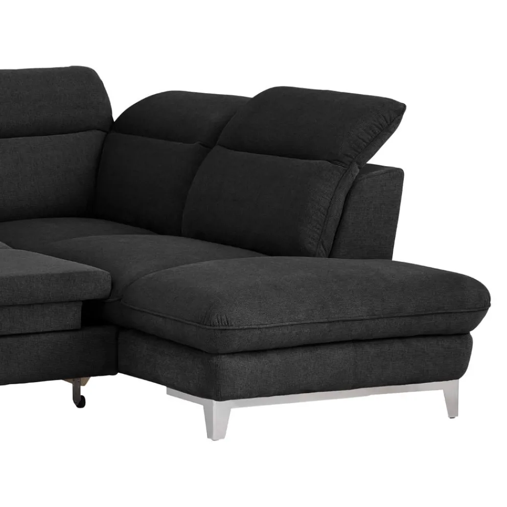 Livetastic Ecksofa Teresa 1S, Boston F002 black Clearance