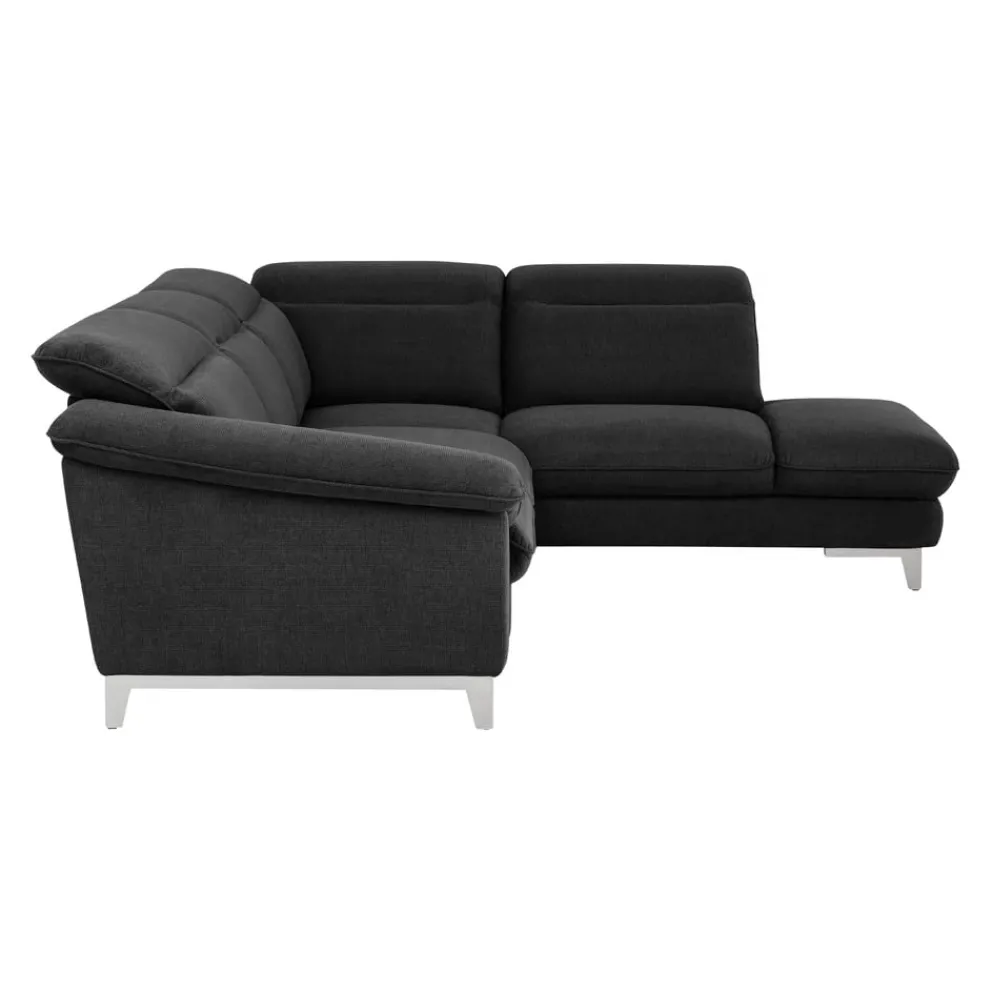 Livetastic Ecksofa Teresa 1S, Boston F002 black Clearance