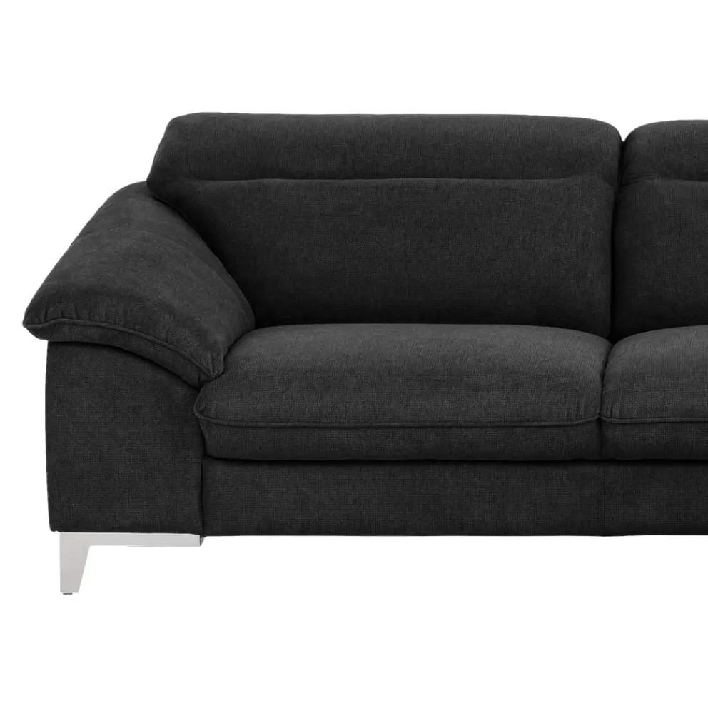 Livetastic Ecksofa Teresa 1S, Boston F002 black Clearance