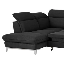 Livetastic Ecksofa Teresa 1S, Boston F002 black Outlet