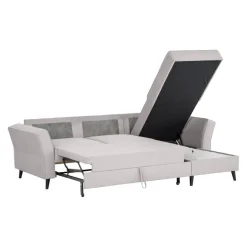 Johann Jakob Ecksofa Terni hellgrau Best