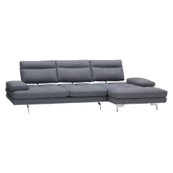 Calia Italia Ecksofa Toby-Wing grau Online