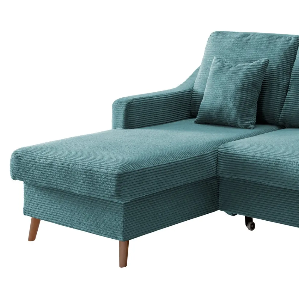 Livetastic Ecksofa Valentina petrol Best
