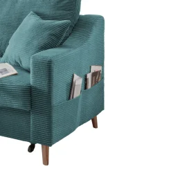 Livetastic Ecksofa Valentina petrol Best