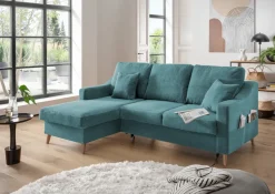 Livetastic Ecksofa Valentina petrol Best