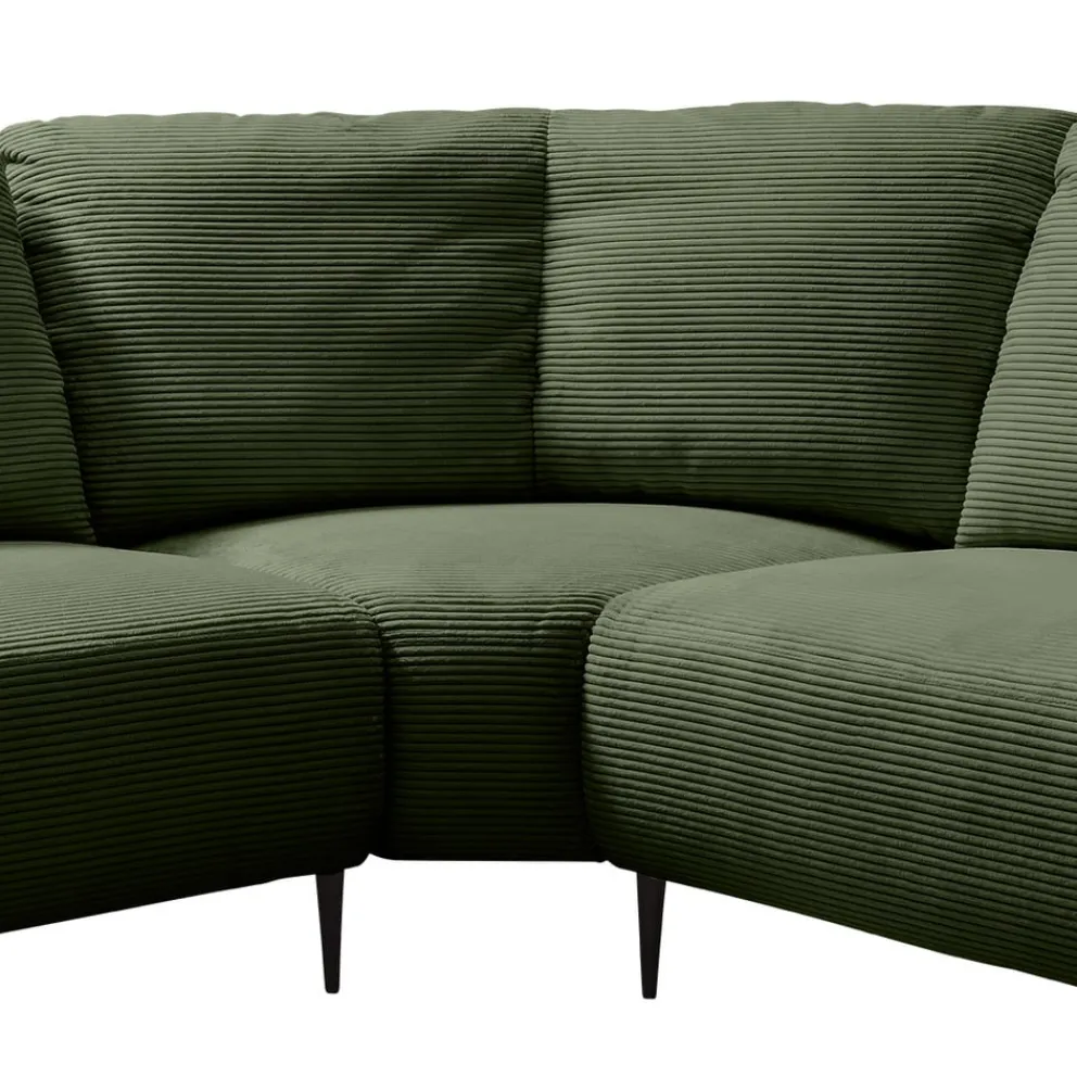 Livetastic Ecksofa Vanilla moosgrün Hot
