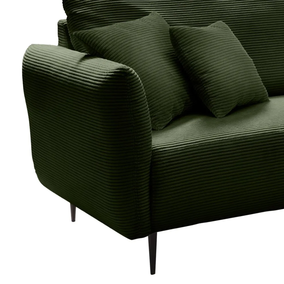 Livetastic Ecksofa Vanilla moosgrün Hot