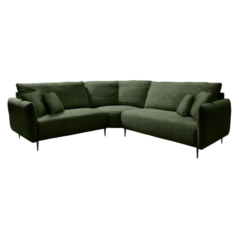 Livetastic Ecksofa Vanilla moosgrün Hot