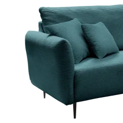 Livetastic Ecksofa Vanilla petrol Outlet