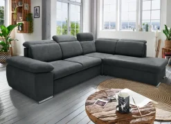Livetastic Ecksofa Vasto anthrazit New