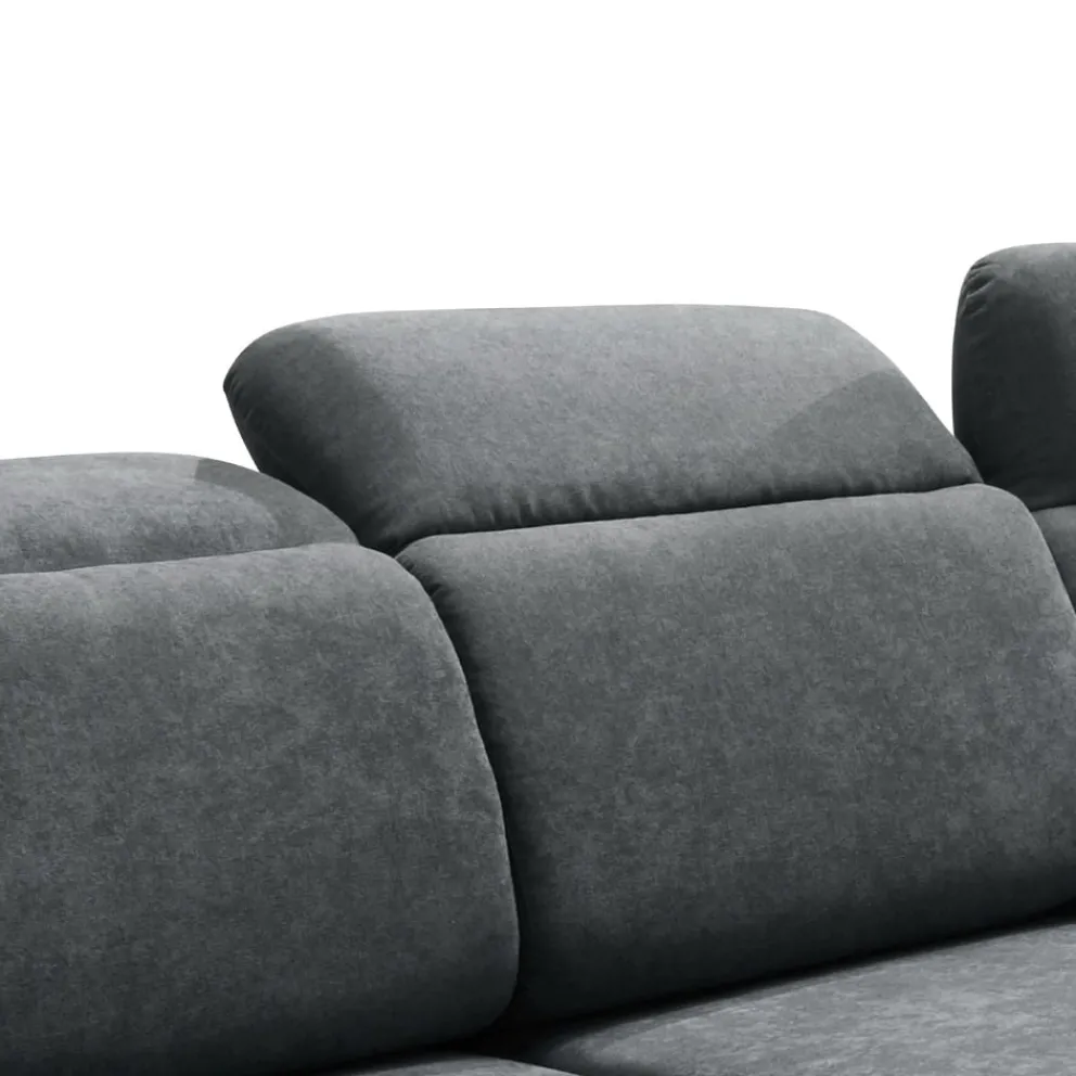 Livetastic Ecksofa Vasto anthrazit New