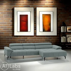 Beldomo Style Ecksofa Vegas-S Kat. 2, Calido steel Online