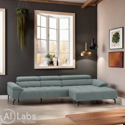 Beldomo Style Ecksofa Vegas-S Kat. 2, Calido steel Online