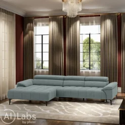 Beldomo Style Ecksofa Vegas-S Kat. 2, Calido steel Online