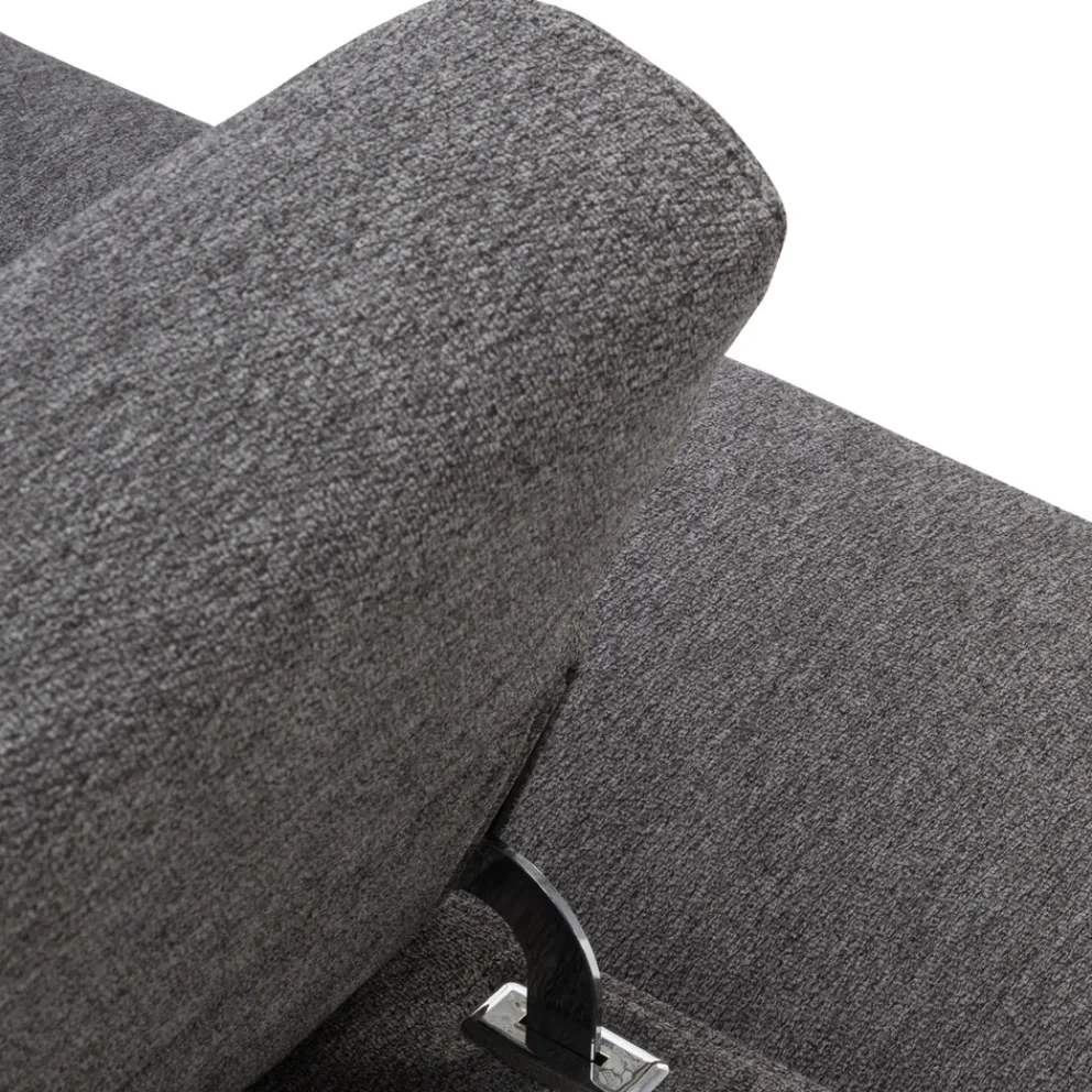 Beldomo Style Ecksofa Vegas-S Kat. 2, Calido grau Outlet