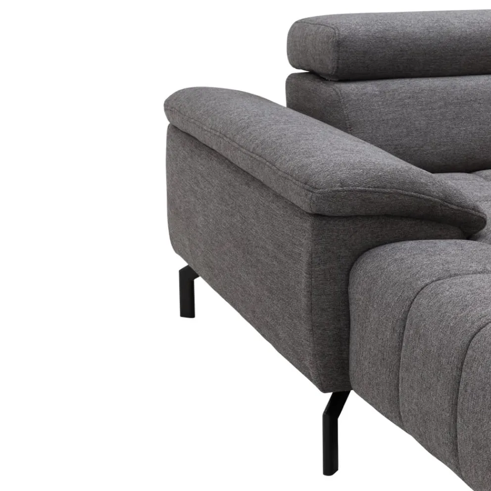 Beldomo Style Ecksofa Vegas-S Kat. 2, Calido grau Outlet