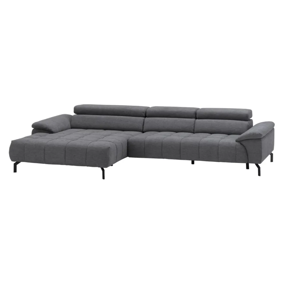 Beldomo Style Ecksofa Vegas-S Kat. 2, Calido grau Outlet