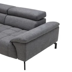 Beldomo Style Ecksofa Vegas-S Kat. 2, Calido grau Outlet