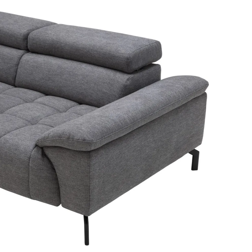 Beldomo Style Ecksofa Vegas-S Kat. 2, Calido grau Outlet