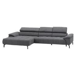 Beldomo Style Ecksofa Vegas-S Kat. 2, Calido grau Outlet