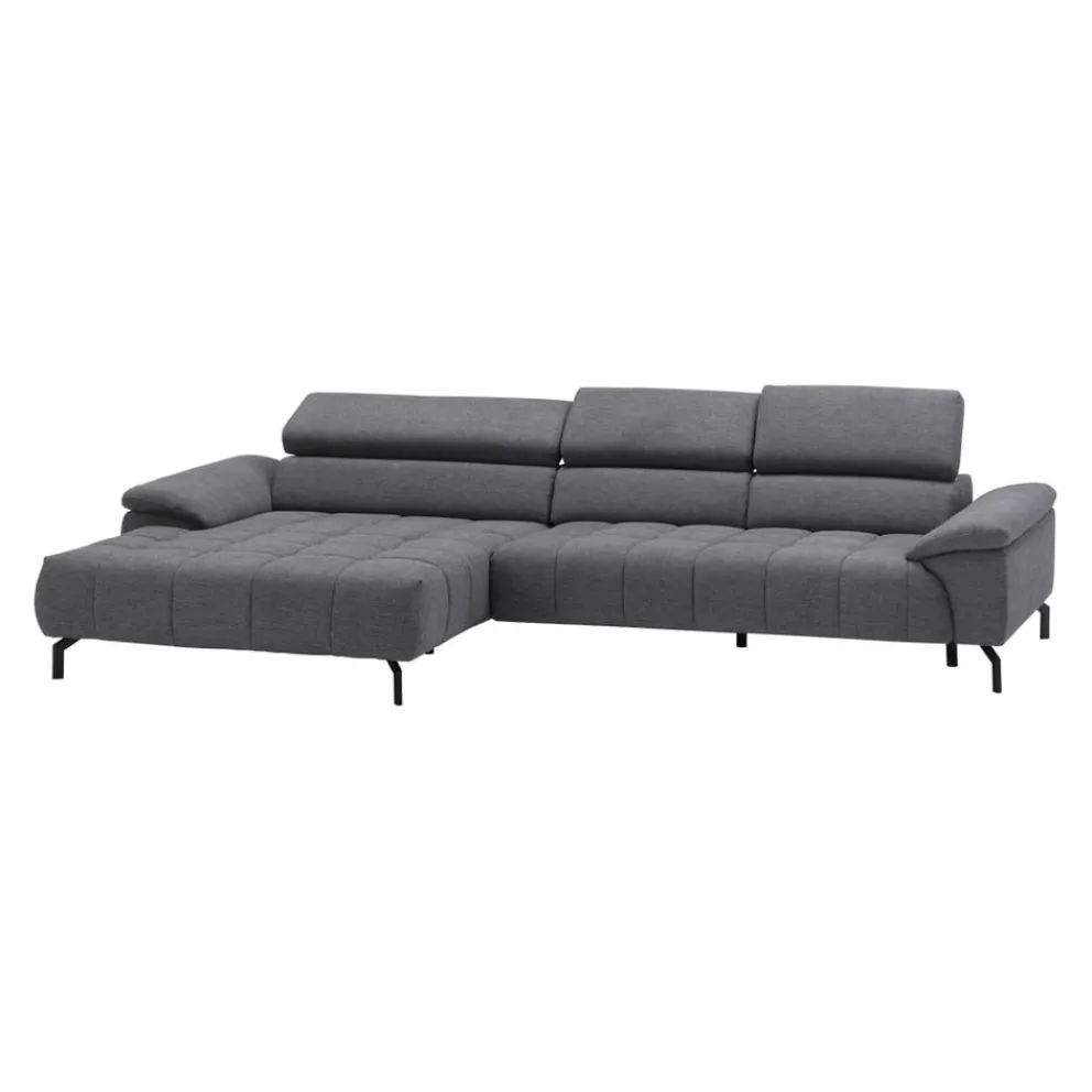 Beldomo Style Ecksofa Vegas-S Kat. 2, Calido grau Outlet