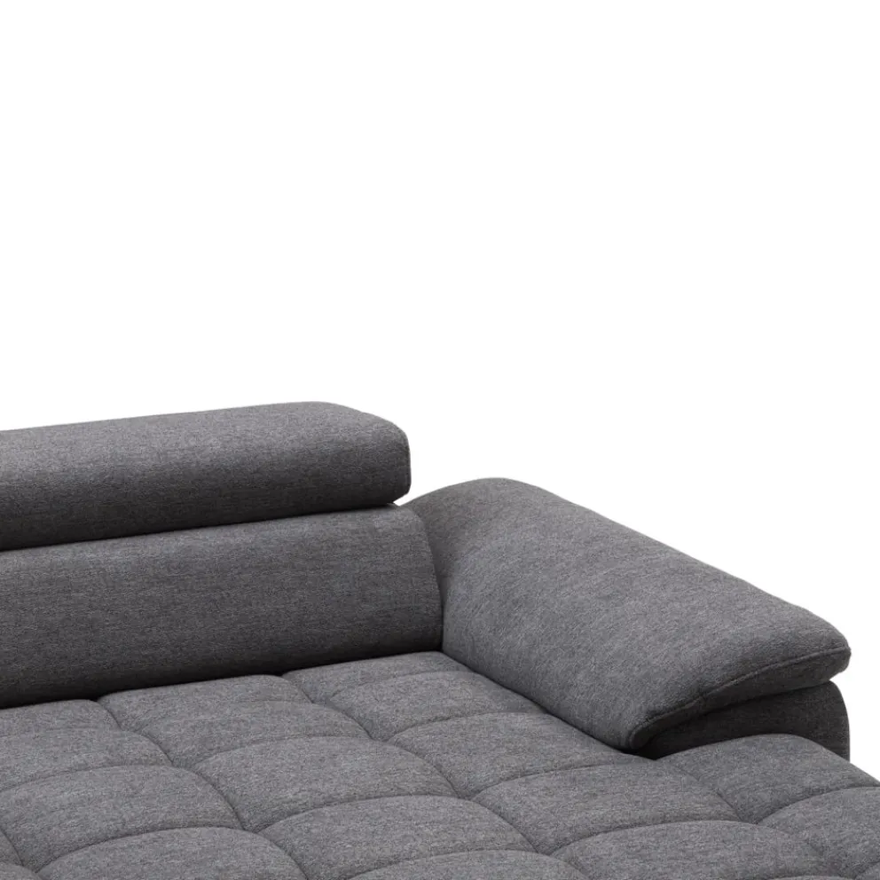 Beldomo Style Ecksofa Vegas-S grau