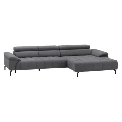 Beldomo Style Ecksofa Vegas-S grau