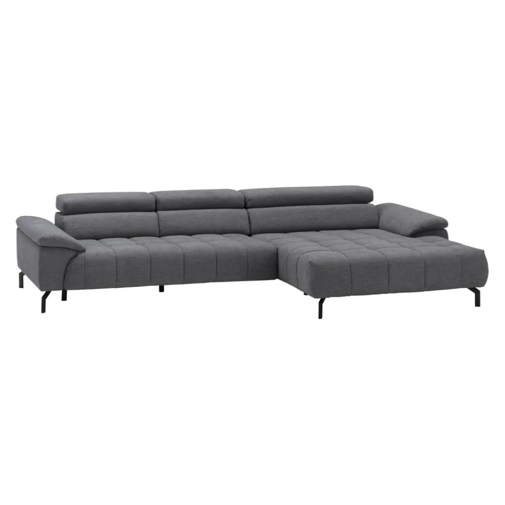 Beldomo Style Ecksofa Vegas-S grau