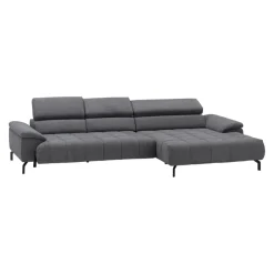 Beldomo Style Ecksofa Vegas-S grau