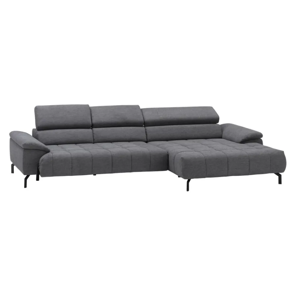 Beldomo Style Ecksofa Vegas-S grau