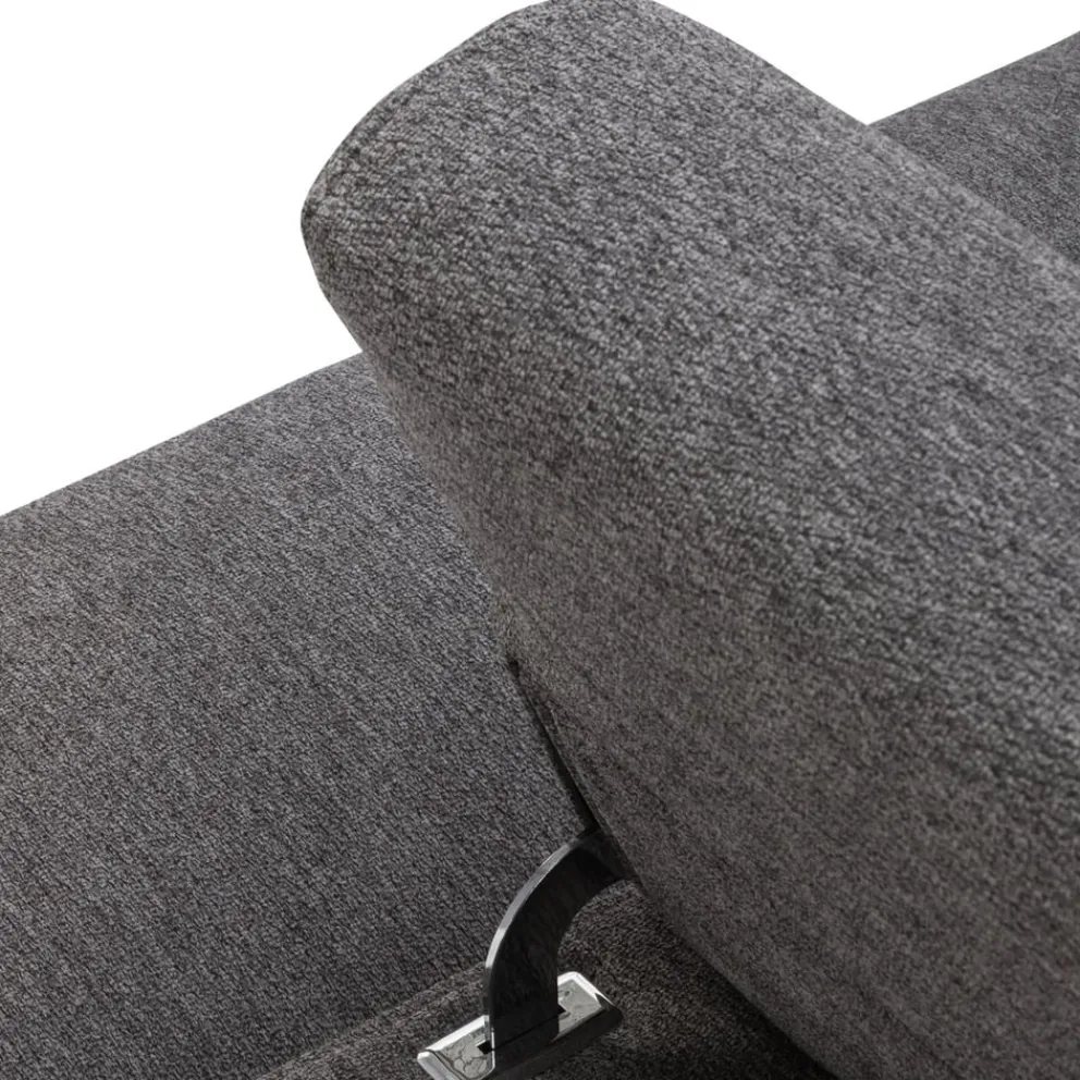 Beldomo Style Ecksofa Vegas-S grau