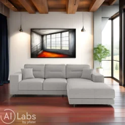 Livetastic Ecksofa Verona-3843 Kat. 0, Positano 83 grau Discount