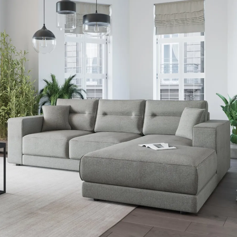 Livetastic Ecksofa Verona-3843 Kat. 0, Positano 83 grau Discount