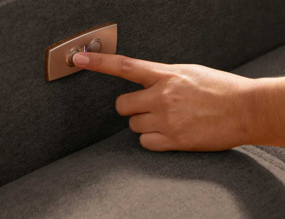 Livetastic Ecksofa Vicari dunkelbraun Hot