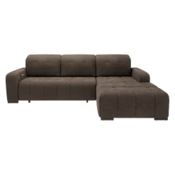 Livetastic Ecksofa Vicari dunkelbraun Hot