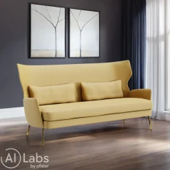 Johann Jakob Einzelsofa Alex Aniline latte 01 Clearance