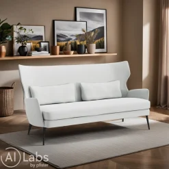 Johann Jakob Einzelsofa Alex Atropa grey beige 01