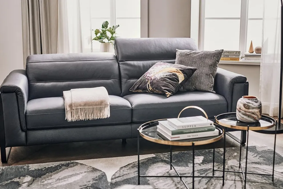 Edition Einzelsofa Caesar dunkelblau New