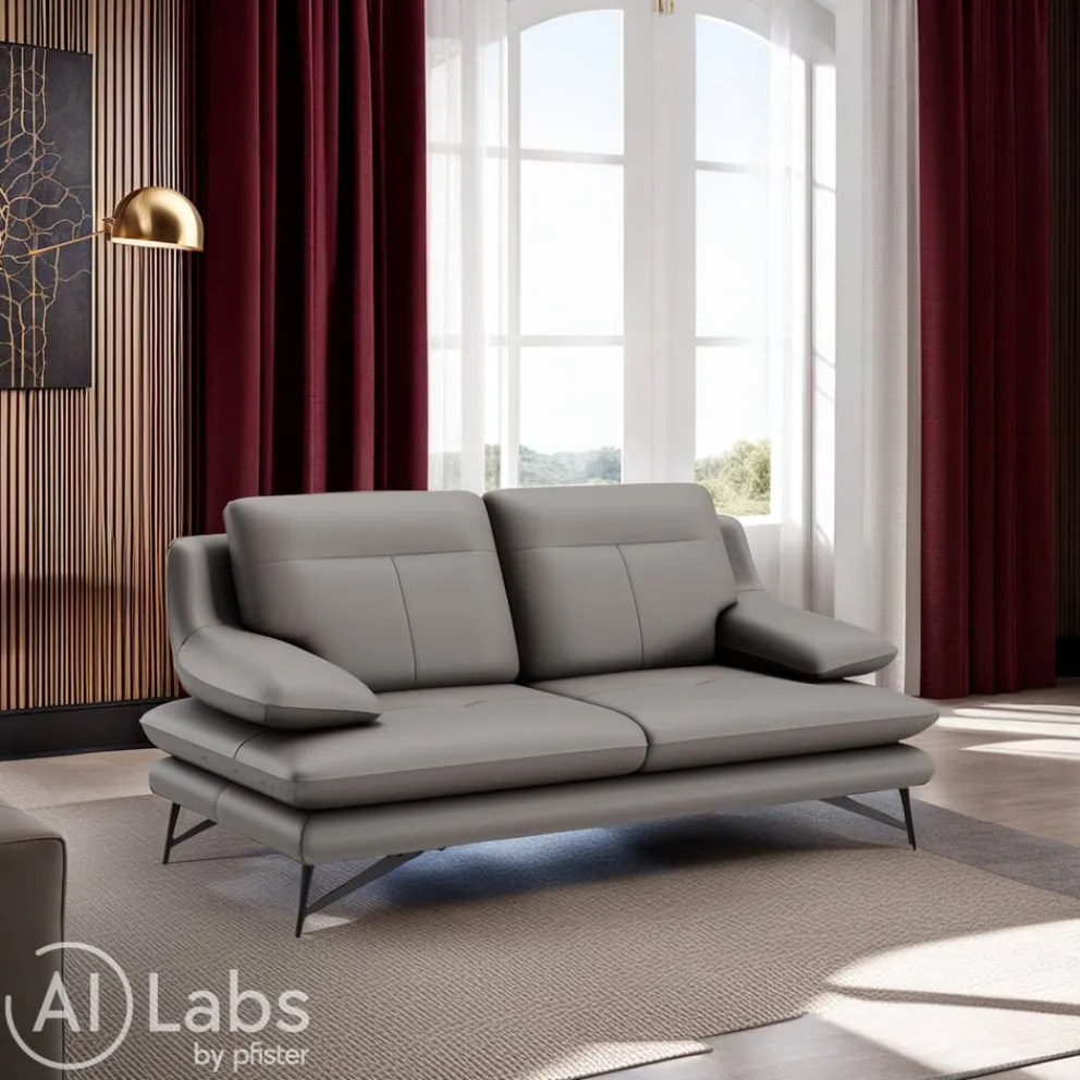 Calia Italia Einzelsofa Cezanne Kat. 12 Bull 327 grigio scuro
