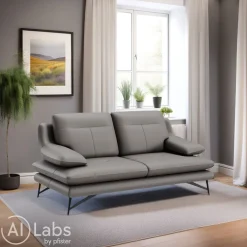 Calia Italia Einzelsofa Cezanne Kat. 12 Bull 327 grigio scuro