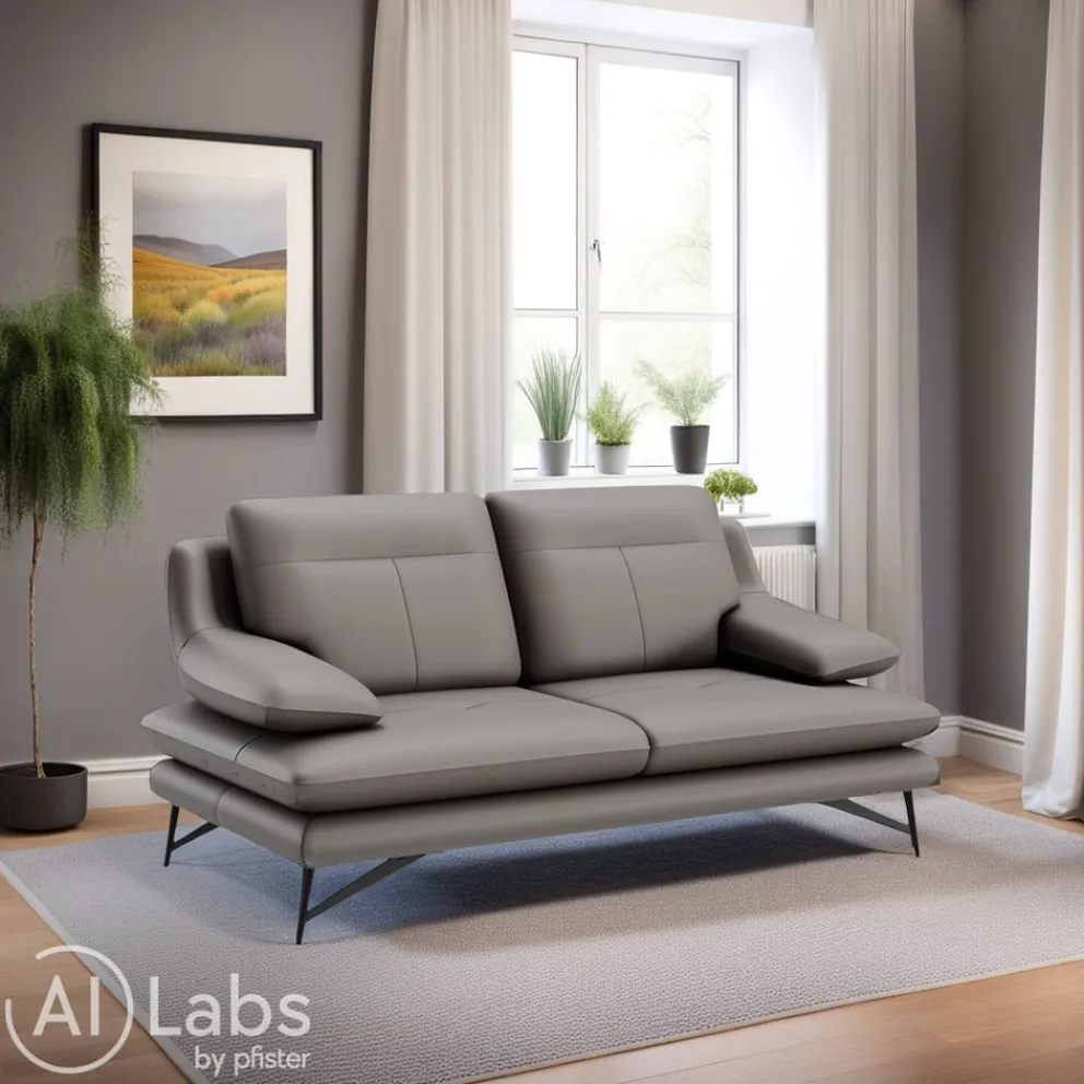 Calia Italia Einzelsofa Cezanne Kat. 12 Bull 327 grigio scuro
