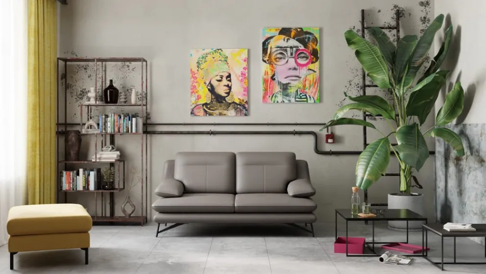 Calia Italia Einzelsofa Cezanne Kat. 12 Bull 327 grigio scuro
