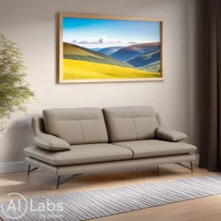 Calia Italia Einzelsofa Cezanne Kat. 15, Suave 1521 taupe scuro