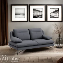 Calia Italia Einzelsofa Cezanne Kat. TC, MANHATTAN 601 antracite New